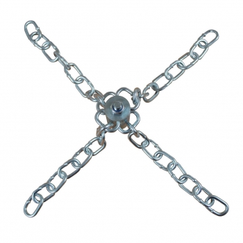 Kjetting til roterende kjede-hode