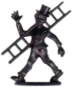 Skorsteinsfeier plast figur